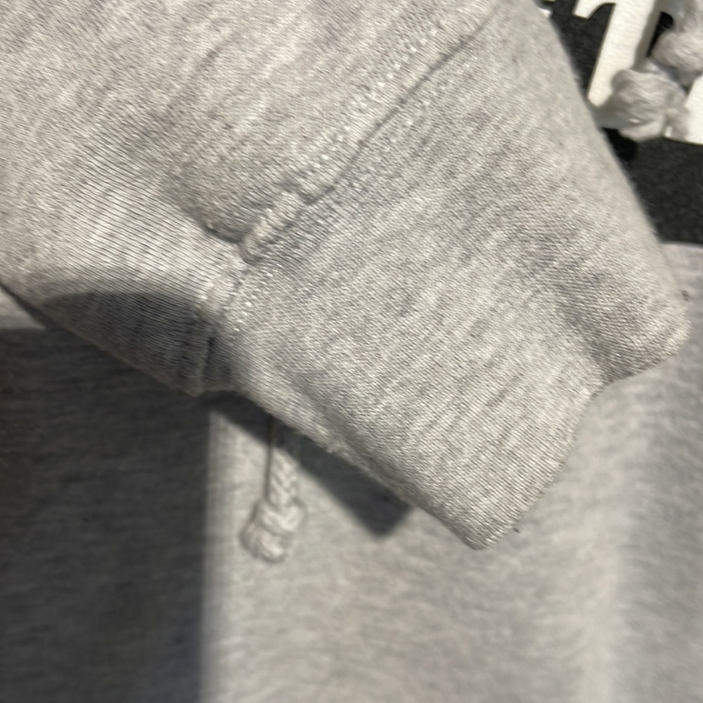 Light Heather Gray Connetic Pullover With Drawstr… - image 5